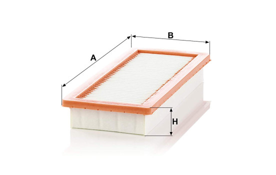 Air Filter C 36 003 Mann, Image 2