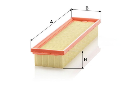 Air Filter C 3665 Mann, Image 3