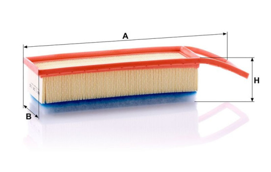 Air Filter C 38 130 Mann, Image 3