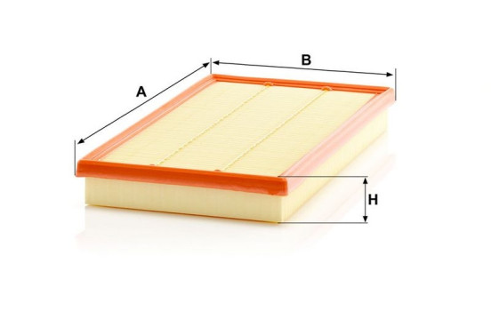 Air Filter C 43 002 Mann, Image 3