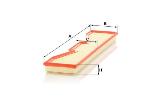 Air Filter C 61 002 MANN-FILTER, Image 3