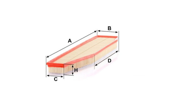 Air Filter C 68 001 Mann, Image 3