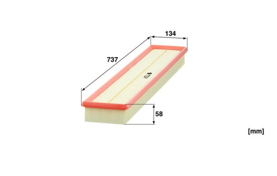 Air filter C 74 002 Mann, Image 2