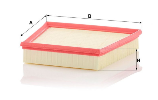Air filter C26042 Mann, Image 3