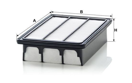 Air Filter C2735 Mann, Image 3