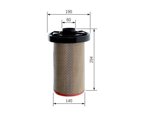 Air filter cartridge S3800 Bosch, Image 5