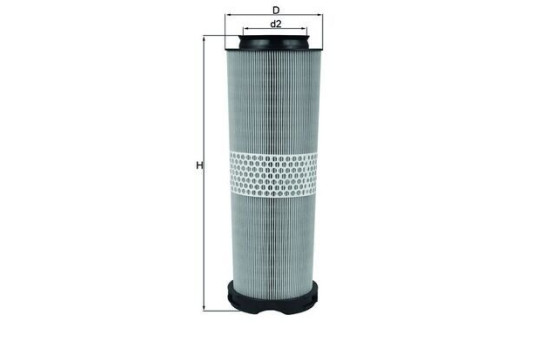 Air Filter LX 1020/1 Mahle, Image 2