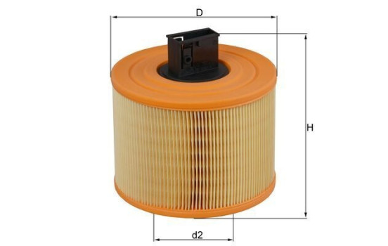 Air Filter LX 1035 Mahle, Image 4