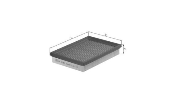 Air Filter LX 1038 Mahle, Image 3