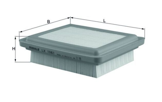 Air Filter LX 1061 Mahle, Image 2