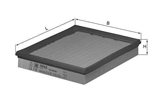 Air Filter LX 119 Mahle