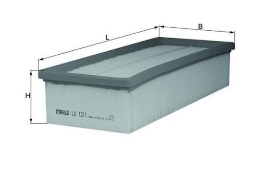 Air Filter LX 1211 Mahle, Image 3