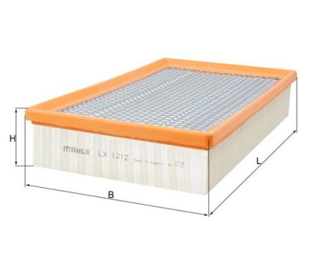 Air Filter LX 1212 Mahle, Image 3