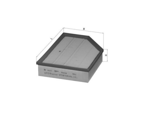 Air Filter LX 1219 Mahle, Image 4