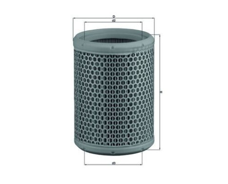 Air Filter LX 130 Mahle, Image 2
