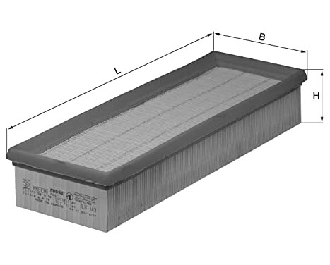 Air Filter LX 143 Mahle