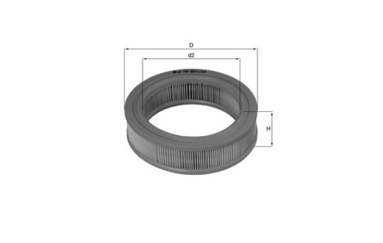 Air Filter LX 144 Mahle, Image 3