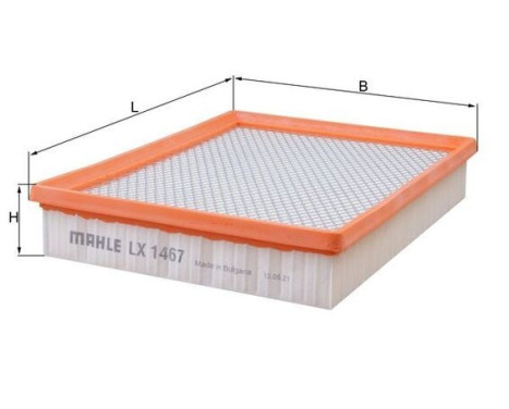 Air Filter LX 1467 Mahle, Image 3