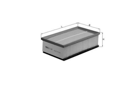 Air Filter LX 1497 Mahle, Image 3