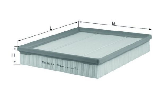 Air Filter LX 1586 Mahle, Image 2
