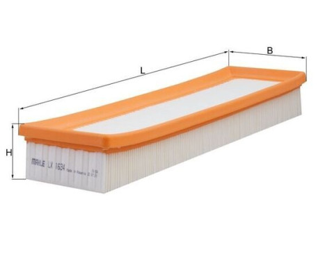 Air Filter LX 1634 Mahle, Image 3