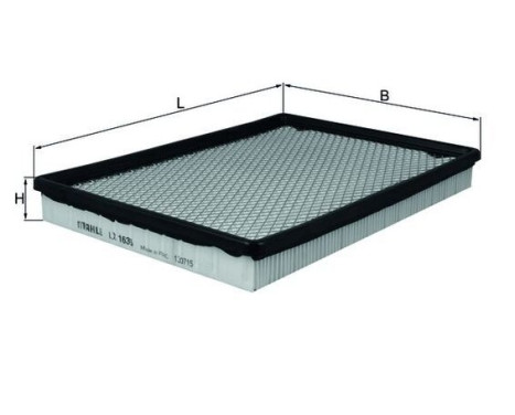Air Filter LX 1636 Mahle, Image 2