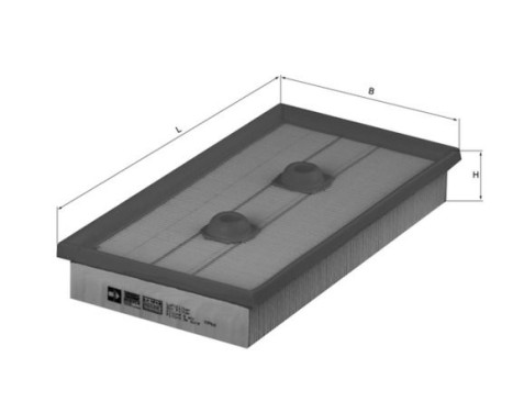 Air Filter LX 1643 Mahle, Image 2