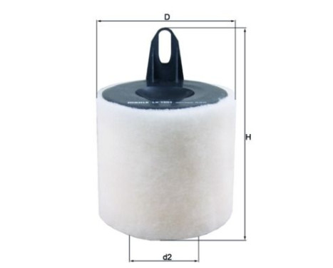Air Filter LX 1651 Mahle, Image 2