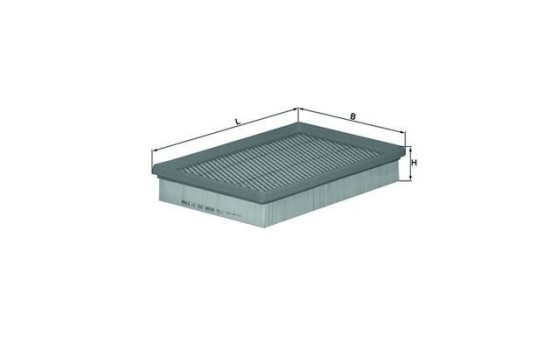 Air Filter LX 1661 Mahle, Image 3