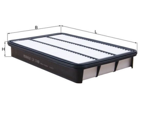 Air Filter LX 1740 Mahle, Image 2