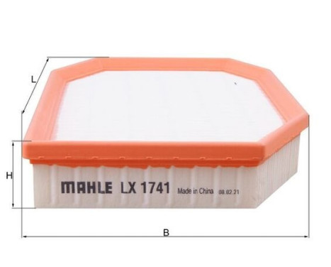 Air Filter LX 1741 Mahle, Image 3
