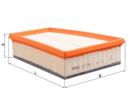 Air Filter LX 1748 Mahle, Image 4