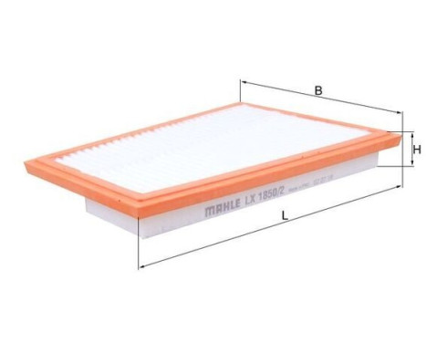 Air Filter LX 1850/2 Mahle, Image 3