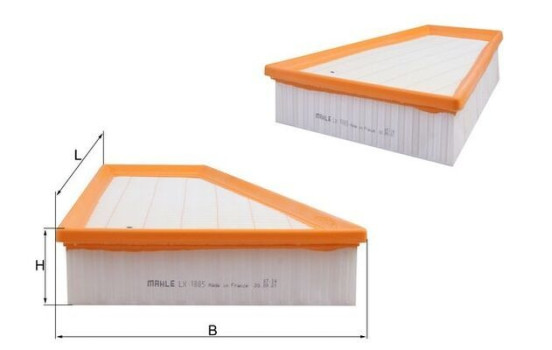 Air Filter LX 1885 Mahle, Image 3
