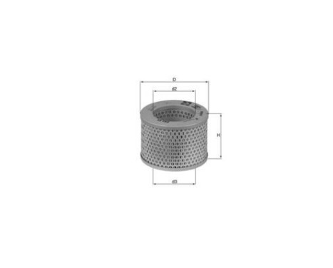Air Filter LX 192 Mahle, Image 2