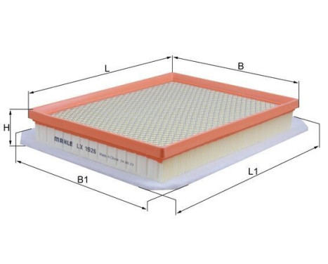 Air Filter LX 1926 Mahle, Image 3