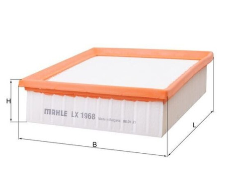 Air Filter LX 1968 Mahle, Image 2