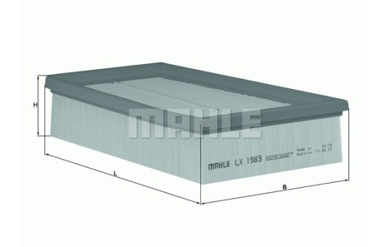 Air Filter LX 1983 Mahle