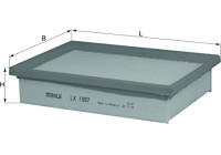 Air Filter LX 1997 Mahle