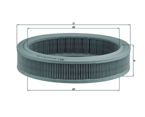 Air Filter LX 202 Mahle, Image 2