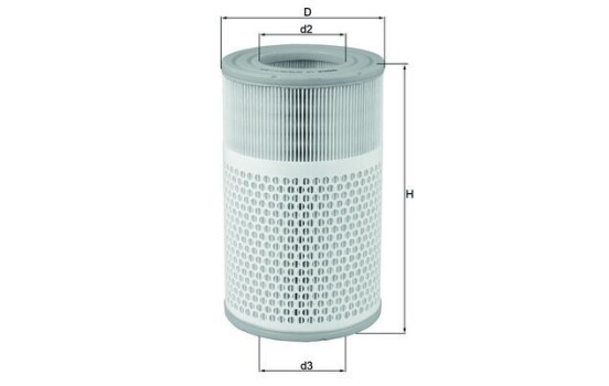 Air Filter LX 2079 Mahle, Image 4