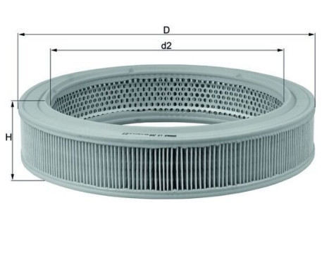 Air Filter LX 208 Mahle, Image 4