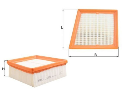 Air Filter LX 2633 Mahle, Image 2