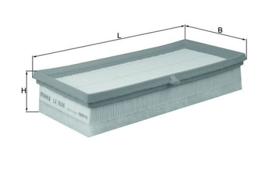Air Filter LX 2636 Mahle, Image 3