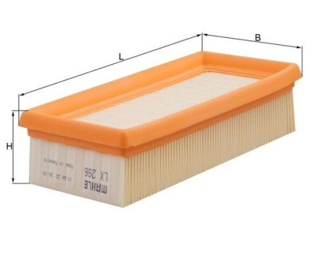 Air Filter LX 266 Mahle, Image 2