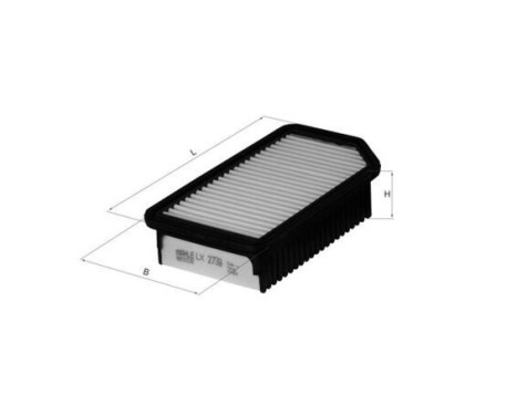 Air Filter LX 2739 Mahle, Image 3
