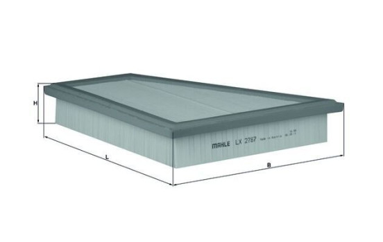 Air Filter LX 2787 Mahle, Image 3