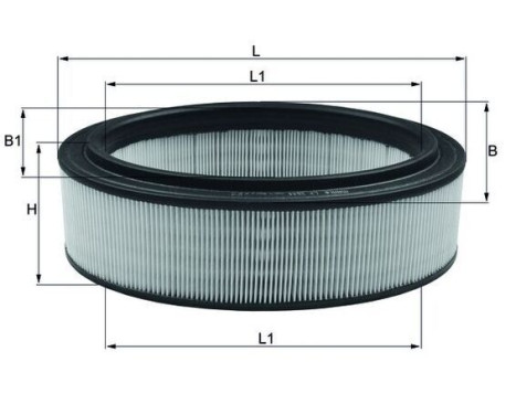 Air Filter LX 2844 Mahle, Image 2