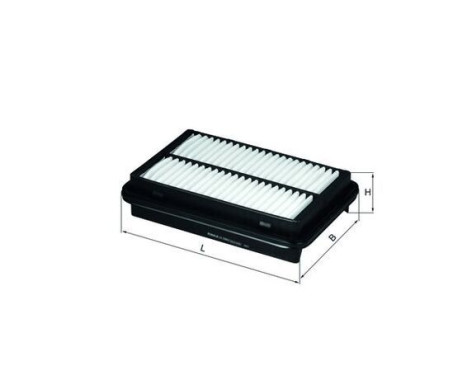 Air Filter LX 2863 Mahle, Image 2