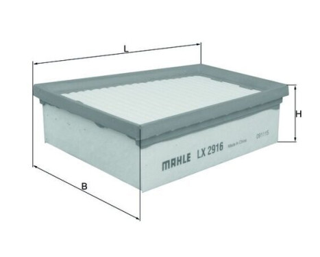 Air Filter LX 2916 Mahle, Image 2